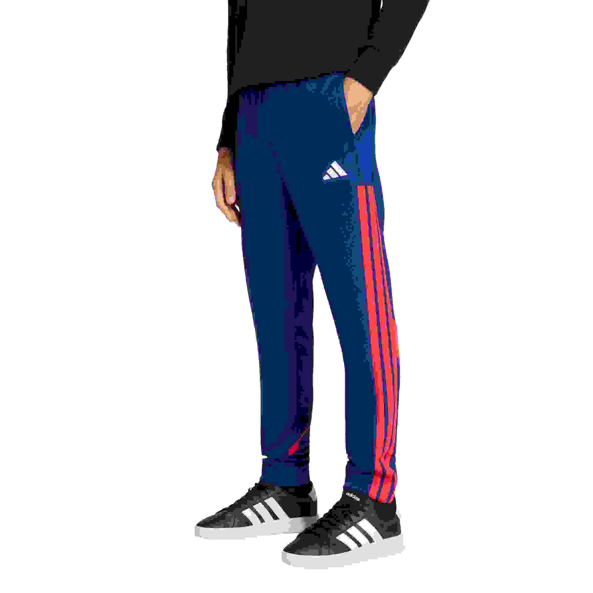 adidas House of Tiro Colors of Football High Waisted Big Boys' Blue/Red Wide Leg Pants